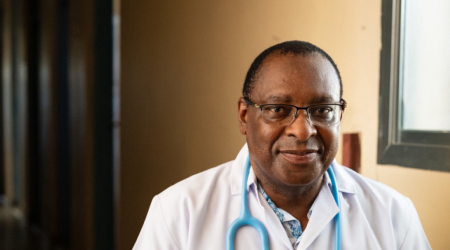 A doctor in rural africa