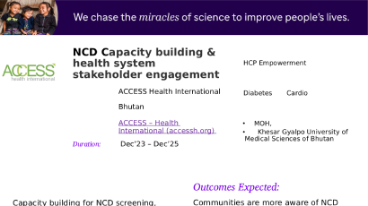 Bhutan - ACCESS Health International