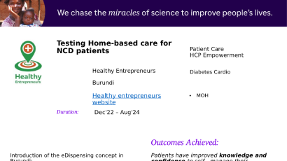Burundi Healthy Entrepreneurs
