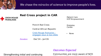 Central African Republic - French Red Cross