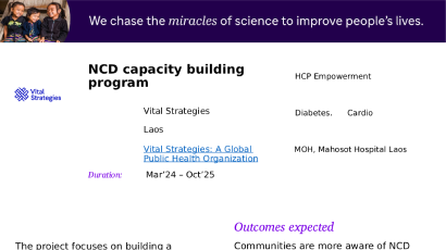 Laos - Vital Strategies