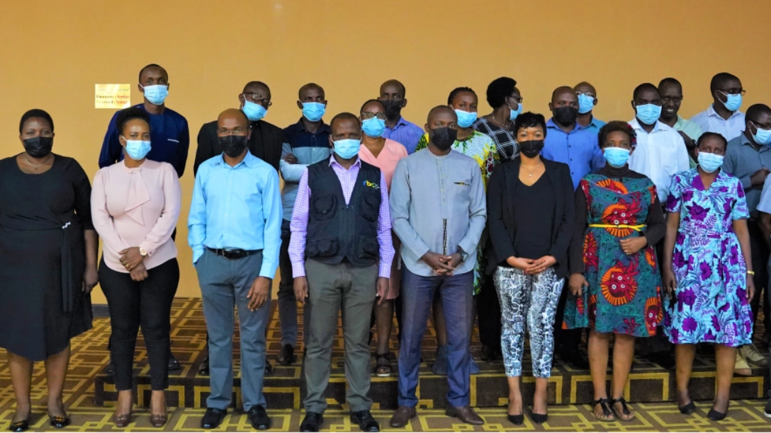 Group photo of Cancer Foundation employees - Kigali Rwanda