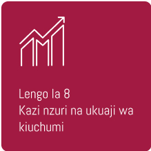 Gráfu ya ikoni inayoonyesha ukuaji unaoendelea juu