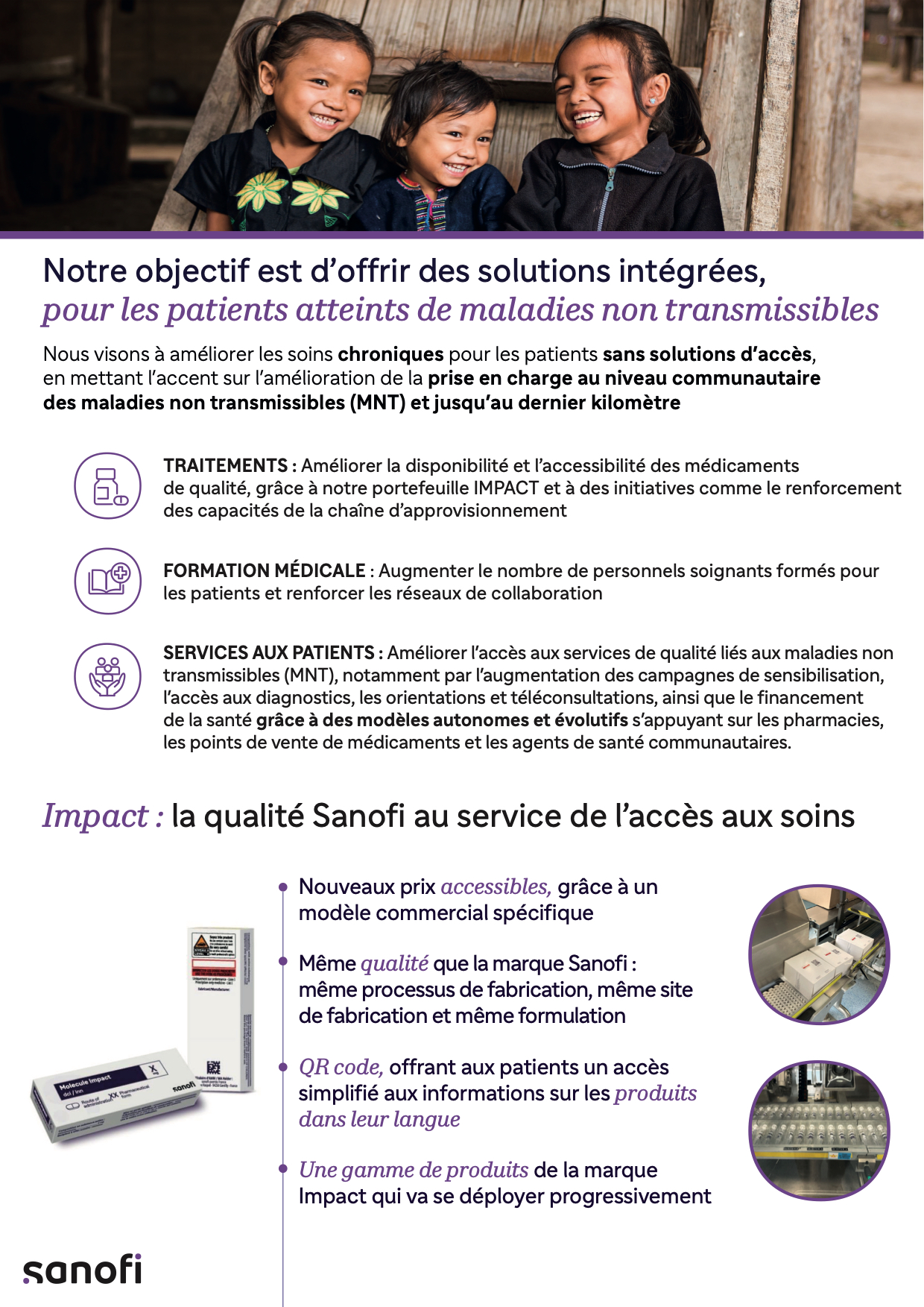 Second page of Sanofi Flipbook